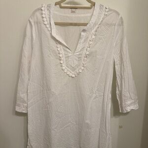 J. Crew Factory White Tunic